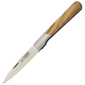 Cudeman Olive Wood Folder: BK-CUD409L