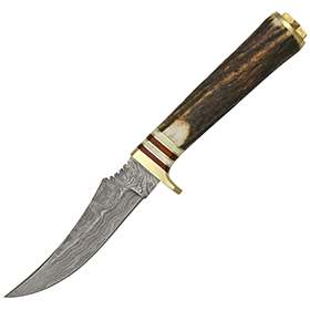 Damascus Slim Blade Skinner: BK-DM1048