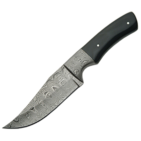 Damascus Clip Point Hunter: BK-DM1051HN