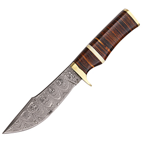 Damascus Fixed Blade Hunter: BK-DM1066