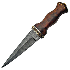 Damascus Sgian Dubh: BK-DM1076