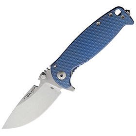 DPx Gear HEST F Framelock Blue Ti: BK-DPXHSF010