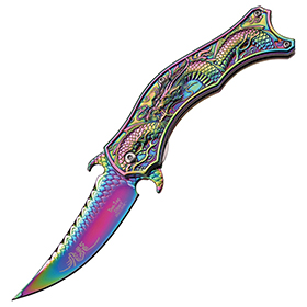 Dark Side Dragon Linerlock A/O Spectrum: BK-DSA019RB
