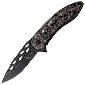 Dark Side Skull Linerlock A/O: BK-DSA055SW