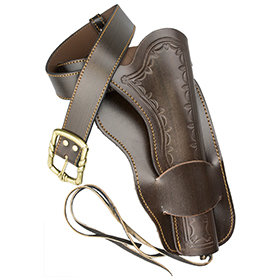 Denix Single Western Leather Holster: BK-DX723
