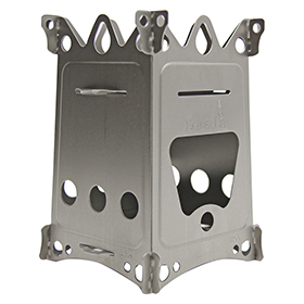 EmberLit FireAnt Camping Stove Titanium: BK-EL04