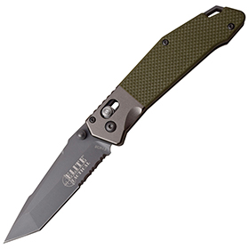 Elite Tactical Rapid Lock Folder Green: BK-ELT1027GN