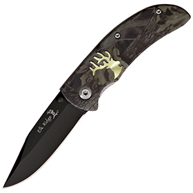 Elk Ridge Camo Linerlock: BK-ER118
