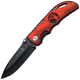 Elk Ridge Linerlock Red Camo: BK-ER134RCB