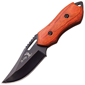 Elk Ridge Fixed Blade Pakkawood: BK-ER562WD