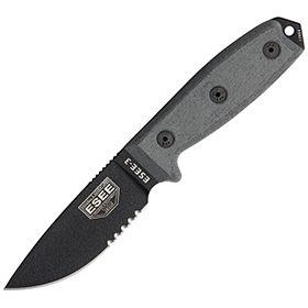 ESEE Model 3 Part Serrated: BK-ES3SB