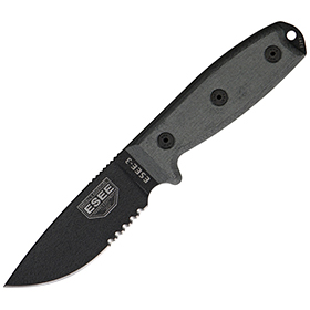 ESEE Model 3 Part Serrated: BK-ES3SMMB