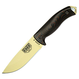 ESEE Model 5 Fixed Blade Tan: BK-ES5PDT004