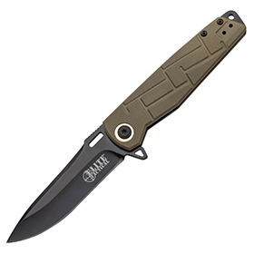 Elite Tactical Tactical Linerlock Tan: BK-ETA001TN