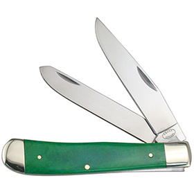 Frost Cutlery Trapper Green Smooth Bone: BK-F18812GSB