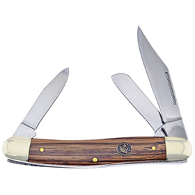 Frost Cutlery Large Stockman Zebrawood: BK-FCR066ZW