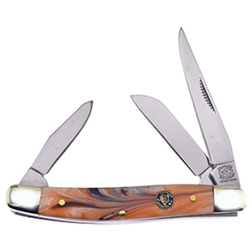 Frost Cutlery Stockman Gold Resin: BK-FCR509CG