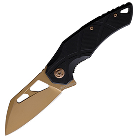 Fox Edge Atrax Linerlock Tan/Black: BK-FE011