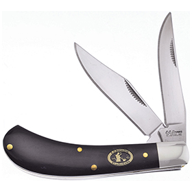 Frost Cutlery Saddlehorn Buffalo Horn: BK-FECS528CBH