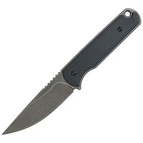 Ferrum Forge Knife Works Lackey Fixed Blade Black: BK-FF001