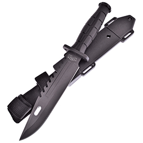 Frost Cutlery Bowie Rubber Handle: BK-FFC34B