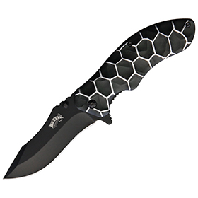 Frost Cutlery Matrix Linerlock A/O Black: BK-FFC60B