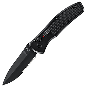 Gerber Auto Empower Plunge Lock Blk: BK-G1636