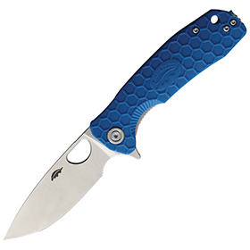 Honey Badger Knives Medium Linerlock Blue: BK-HB1017