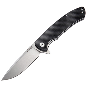 CJRB Taiga Linerlock Black D2: BK-J1903BKF