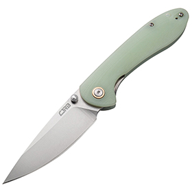 CJRB Feldspar Linerlock Jade: BK-J1912NTG