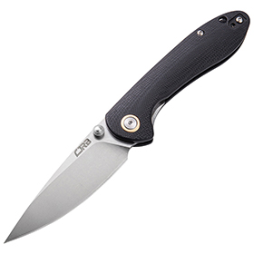 CJRB Small Feldspar Linerlock Black: BK-J1912SBKC