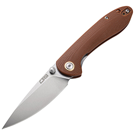 CJRB Small Feldspar Linerlock Brown: BK-J1912SBNC