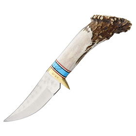 Ken Richardson Knives Small Hunter Turquoise: BK-KRK1403T