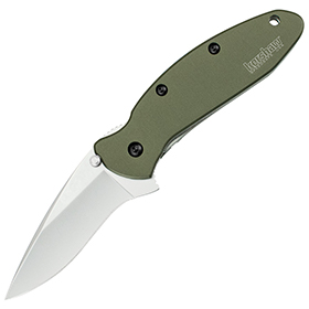 Kershaw Scallion Linerlock A/O Green: BK-KS1620OL