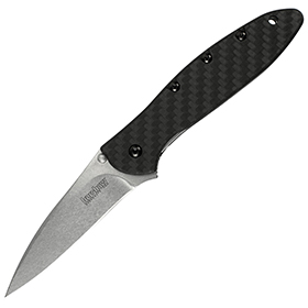 Kershaw Leek Linerlock A/O CF: BK-KS1660CF