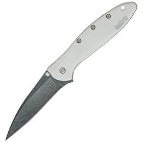 Kershaw Leek Framelock A/O Damascus: BK-KS1660DAM