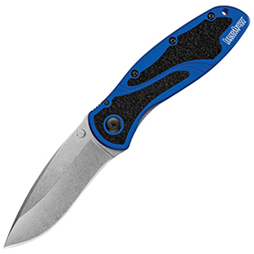 Kershaw Blur Linerlock A/O Navy Blue: BK-KS1670NBSW