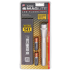 Mag-Lite Mini Maglite 2AA Cell LED: BK-ML53043