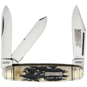 Marbles Black Stag Cattleman Whittler: BK-MR473