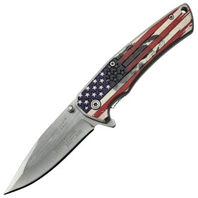 MTech American Flag Framelock A/O: BK-MTA1027P