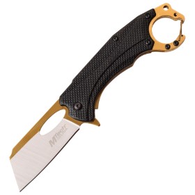 MTech Linerlock A/O Gold/Black: BK-MTA1028BK