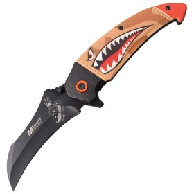 MTech Shark Linerlock A/O Tan: BK-MTA1130TN