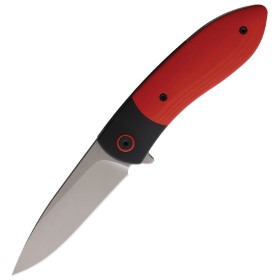 Ohlone Knives Butron Framelock Red and Black: BK-OHK001RB