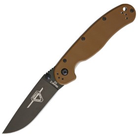 Ontario RAT II Linerlock Coyote Brown: BK-ON8830CB