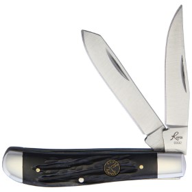 Roper Knives Trapper Black Bone: BK-RP0008CBK