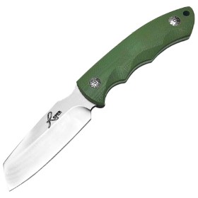Roper Knives Razor Fixed Blade Green: BK-RP023G