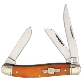 Rough Ryder Stockman Orange Bone: BK-RR005