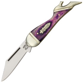 Rough Ryder Small Leg Knife Purple: BK-RR1271