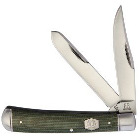 Rough Ryder Trapper Green Micarta: BK-RR1990
