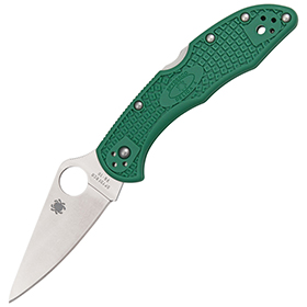 Spyderco Delica Lockback Green: BK-SC11FPGR